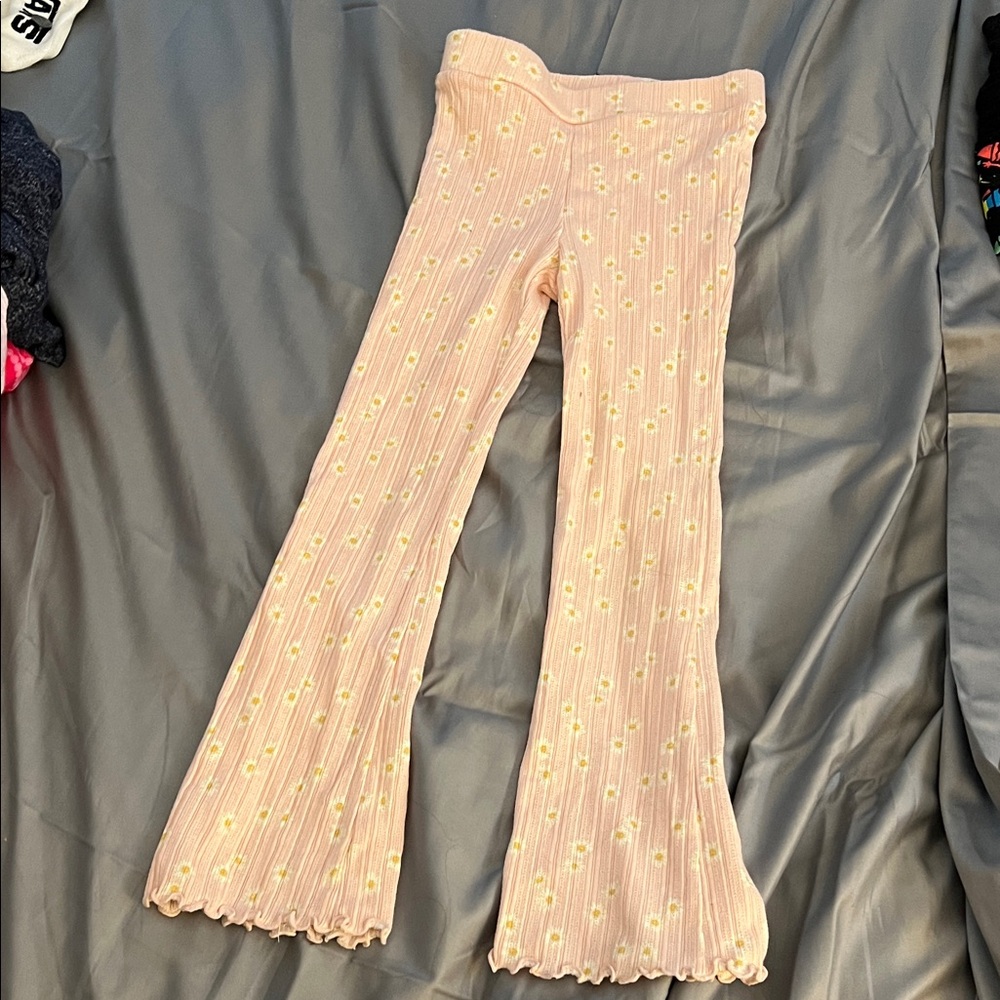 H&M Pink Floral Kids Leggings